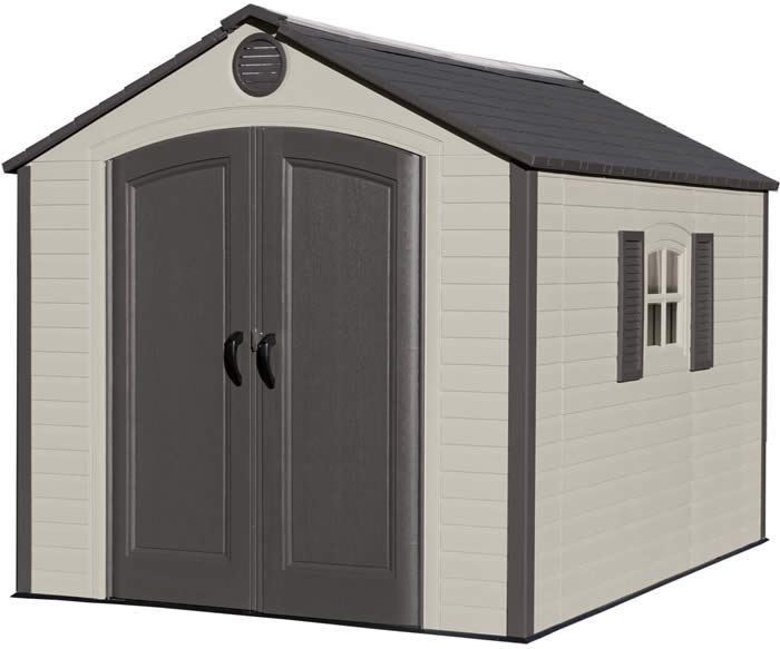 Lifetime 8x10 ft Outdoor Storage Shed Kit